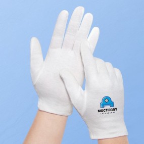 Baumwollhandschuhe mit Ihrem Logo bedrucken lassen